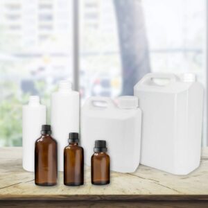 Our fragrance oil bottles come in a variety of sizes from 25ml to 5 litres.