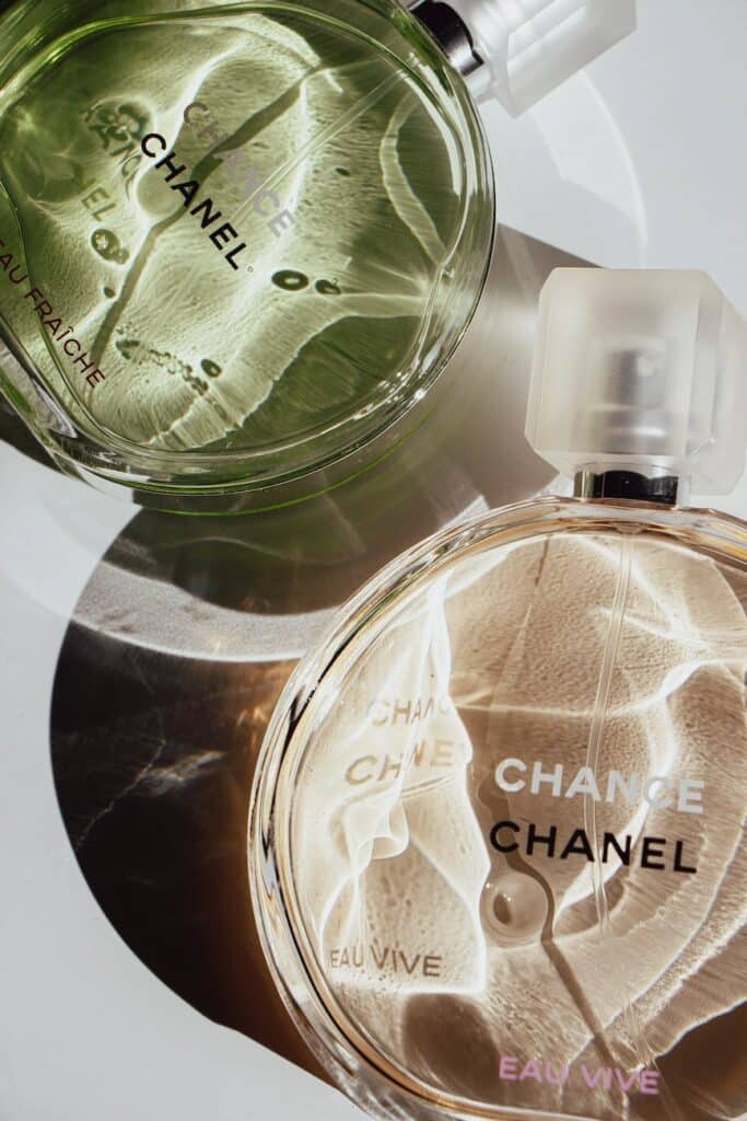luxurious perfume bottles
